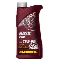 Трансмиссионное масло для МКПП (MN8108-1) BASIC PLUS 75W-90 API GL 4+ 1 л. MANNOL