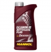 Трансмиссионное масло для АКПП DEXRON III AUTOMATIC PLUS (8206) 1 л. MANNOL