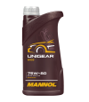 Трансмиссионное синтетическое масло для МКПП UNIGEAR 75W-80 GL-4/GL-5 LS (8109) 1 л. MANNOL